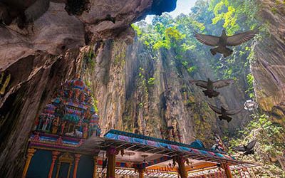 Batu Caves- пещерный храм в Куала Лумпуре