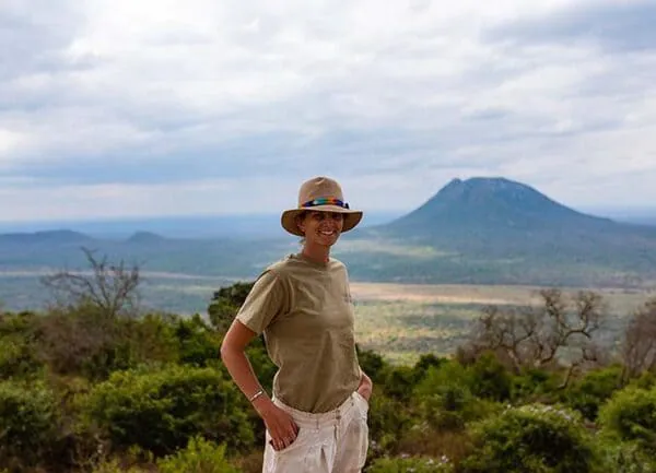 Турист в Танзании